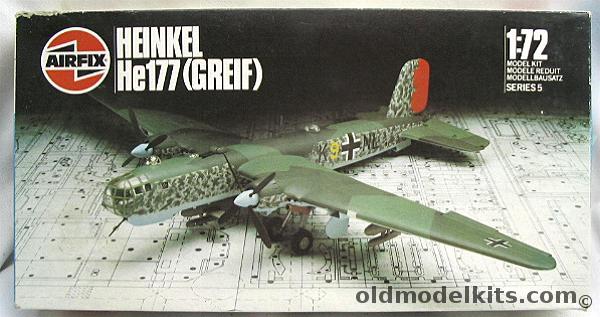 Airfix 1/72 Heinkel He-177 A-5 Grief with Hs293 Guided Missile, 05009 plastic model kit